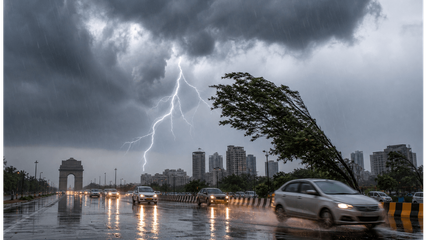 Delhi-NCR Weather Alert: Sudden Storms and Gusty Winds Threaten Travel Plans Across the Capital