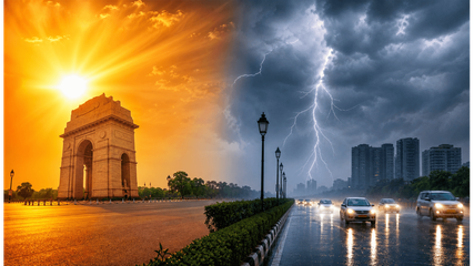 Intense Heatwave Ends: Delhi-NCR Braces for Thunderstorms and Strong Winds Starting Today