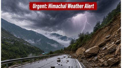 Himachal Weather Alert: Sudden Storms and Landslide Risks Threaten Popular Tourist Routes Today
