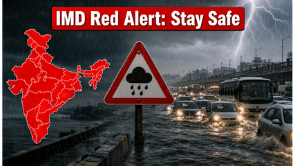 IMD Red Alert: Severe Rainfall and Flooding Risks Threaten Telangana, Gujarat, and Konkan-Goa Today