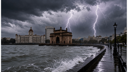 Mumbai Weather Alert: Heavy Thunderstorms and Lightning Disruptions Expected Today, June 9