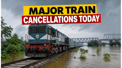 Assam Floods: NFR Cancels Key Trains as Tracks Submerge, Stranding Commuters