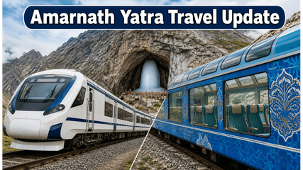 Amarnath Yatra 2026: New Vande Bharat Specials and Major Vistadome Route Changes