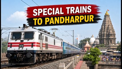 Ashadhi Ekadashi 2026: Central Railway Launches Special Trains to Pandharpur to Ease Pilgrim Rush