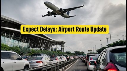 Heading to Bengaluru Airport? Expect Major Delays and New Traffic Diversions at Trumpet Flyover