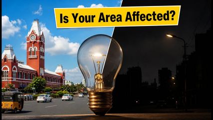 Chennai Power Cut Alert: Is Your Area on the TANGEDCO Shutdown List Today?
