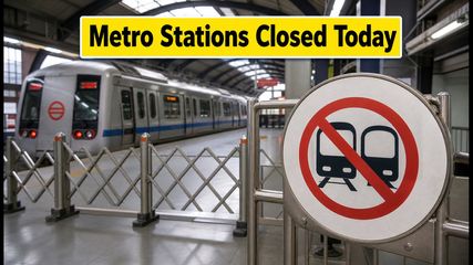 Delhi Metro Alert: Key Central Stations Shut Today; Check Affected Routes and Interchange Options