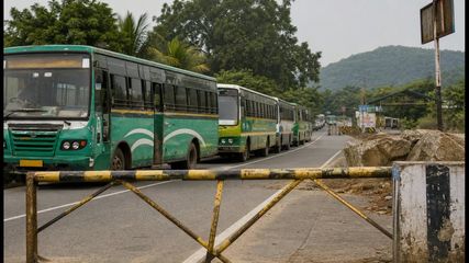 Travel Alert: TNSTC Buses Halted at Hosur Border as Mekedatu Protests Cause Major Delays