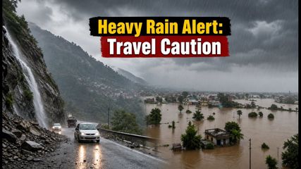 Monsoon Alert: IMD Issues Urgent Heavy Rainfall Warning for Uttarakhand, UP, and Bihar Today