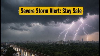 IMD Weather Alert: Intense Thunderstorms and 85 Kmph Winds to Disrupt Travel Across 13 States Today