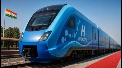 Silent, Green, and Fast: India’s First Hydrogen Train Begins Historic Jind-Sonipat Pilot Run