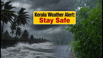 Kerala Weather Alert: Heavy Rain and 60 Kmph Winds Trigger Urgent Yellow Warnings Today