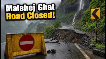 Malshej Ghat Closed: Major Road Subsidence Blocks NH-61, See New Diversion Routes