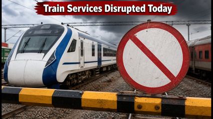 Mumbai-Ahmedabad Train Chaos: Vande Bharat and Shatabdi Services Hit by Heavy Rain Delays