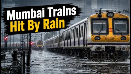 Mumbai Rains: Severe Waterlogging Triggers Massive Local Train Delays, Check Your Route Status Now