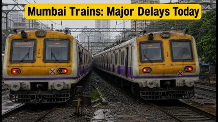 Mumbai Rains: Heavy Delays Hit Local Train Services, Check Latest Status for Today