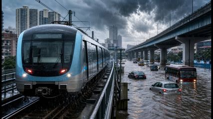 Mumbai Metro Chaos: Heavy Monsoon Rain Triggers Delays and Crowd Control Today