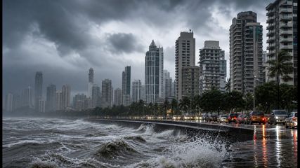 Mumbai Orange Alert: Heavy Rain and High Tide Risk Disrupts City Travel Today
