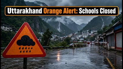 Uttarakhand Orange Alert: Heavy Rain Triggers School Closures and Travel Warnings Across Hill Districts