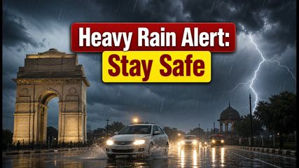 IMD Weather Alert: Heavy Rain and Thunderstorms to Disrupt Delhi-NCR, UP, and Himachal Today