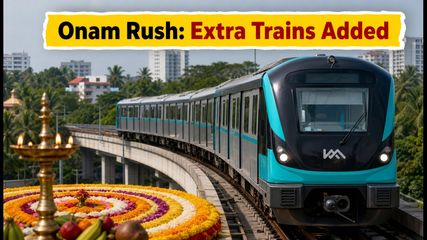 Onam Rush: Kochi Metro Adds Extra Trains to Beat Festival Crowds Starting Today