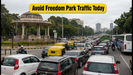 Bengaluru Traffic Alert: Avoid Freedom Park and KG Road Today Amid Protest Diversions
