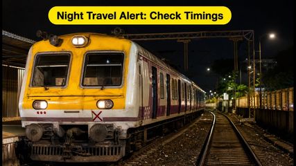 Late Night Commuters Beware: Central Railway Night Blocks on Palasdhari–Khopoli Route Begin Tonight