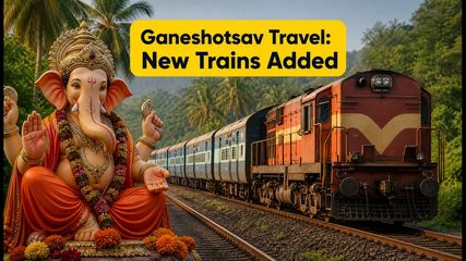 Ganeshotsav Travel Rush: Konkan Railway Adds New Special Trains to Clear Last-Minute Seats
