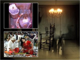 ചൂടുവെള്ളത്തിൽ ചാടുന്ന ആത്മാവും ഭിത്തിയിൽ കയറുന്ന പ്രേതവും..വിചിത്രമാണ് ഈ ആരാധനാലയങ്ങൾ!!