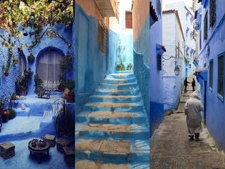 കൊതുകിനെ തുരത്തുവാന്‍ നീലയടിച്ച നഗരം!! വിചിത്ര വിശേഷങ്ങളുമായി ഷെഫ്ഷൗവീൻ