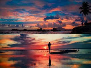 നിറങ്ങളില്‍ ആറാടി നില്‍ക്കുന്ന ബീച്ചുകള്‍... കാഴ്ചകളുടെ അത്ഭുതലോകം തേടിപ്പോകാം