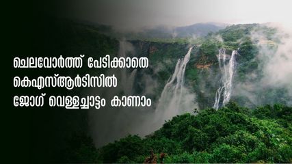 പതഞ്ഞൊഴുകുന്ന ജോഗ് വെള്ളച്ചാട്ടം കാണാൻ പോകാം, KSRTC പാക്കേജിതാ! ബുക്ക് ചെയ്തോ ധൈര്യമായി