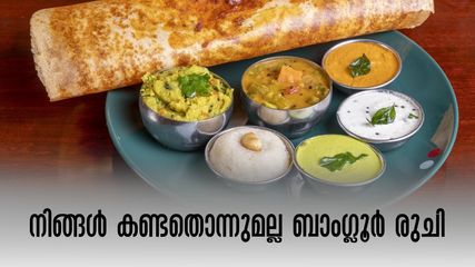 യാത്രകൾ മാത്രമല്ല, ഭക്ഷണത്തിലും ബാംഗ്ലൂർ വേറെ ലെവലാണ്.. മാറ്റമില്ലാത്ത രുചികൾക്ക് ഈ ഇടങ്ങളിൽ പോകാം
