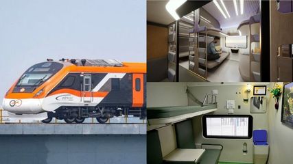 വന്ദേ ഭാരത് സ്ലീപ്പർ ട്രെയിനുകൾ മൂന്ന് മാസത്തിനുള്ളിൽ.. സ്നാക്സ് ടേബിൾ, റീഡിങ് ലൈറ്റ്, 16 കോച്ചുകൾ