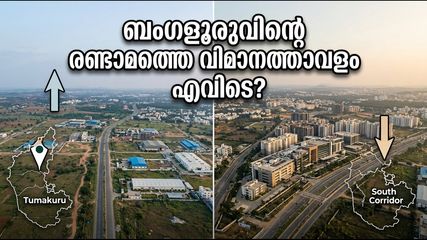 ബംഗളൂരുവിന്റെ രണ്ടാമത്തെ വിമാനത്താവളം എവിടെ വരും? തുമകൂരുവോ അതോ തെക്കൻ മേഖലയോ? നിർണ്ണായക തീരുമാനം ഉടൻ