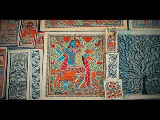 మధుబని - రంగురంగుల పెయింటింగ్ లకు ప్రసిద్ధి !!