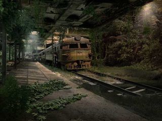 రైల్వే స్టేషన్లో ప్రయాణికులకు చుక్కలు చూపిస్తున్న దెయ్యాలు !