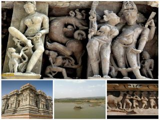 రామాలయంలో ఖజురహో శిల్పసంపద...మన తెలంగాణలోనే