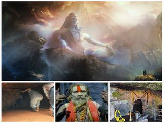 6 నెలలు భక్తులకు, 6 నెలలు బుుషులకు ప్రవేశం కల్పించే మళ్లపంది, పాములు ఉన్న గుహాలయం