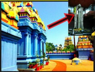ఈఆలయంలో ఆకాశం ఎత్తు పెరిగిపోతున్న శివలింగాన్ని గోటితో గిల్లి పెరగకుండా చేసిన దేవేంద్రుడు