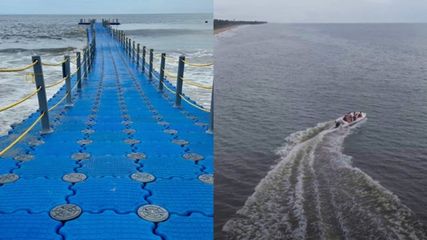 మురుడేశ్వ‌ర్‌లోని తేలియాడే వంతెన‌పై అడుగుపెట్టాల్సిందే..