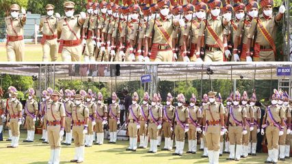 తెలంగాణ‌లో ఘ‌నంగా 75వ గ‌ణ‌తంత్ర వేడుక‌లు...