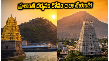 శ్రీశైలం, తిరువన్నామలై వెళ్తున్నారా? ఎండల నుంచి తప్పించుకుంటూ ప్రశాంతంగా దర్శనం చేసుకోవడం ఎలా?