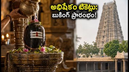 తిరువన్నామలై అరుణాచలేశ్వర ఆలయ అభిషేకం టికెట్లు: జూలై 14న ఆన్‌లైన్ బుకింగ్ ప్రారంభం!
