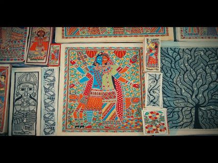 మధుబని - రంగురంగుల పెయింటింగ్ లకు ప్రసిద్ధి !!