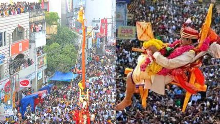 విజ‌యన‌గ‌రం పైడిత‌ల్లి సిరిమానోత్స‌వానికి త‌ర‌లివ‌చ్చిన గ్రామాలు..