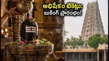 తిరువన్నామలై అరుణాచలేశ్వర ఆలయ అభిషేకం టికెట్లు: జూలై 14న ఆన్‌లైన్ బుకింగ్ ప్రారంభం!