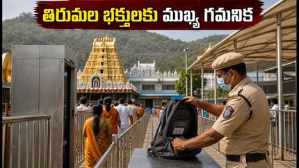 తిరుమలలో కొత్త సెక్యూరిటీ రూల్స్: దర్శనానికి వెళ్లే భక్తులు ఈ జాగ్రత్తలు తప్పక పాటించండి!