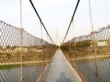 Suspension Bridge in Morbi