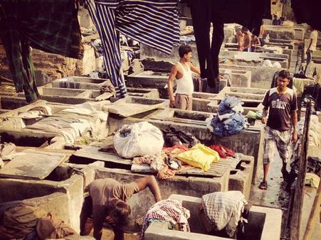 The world's largest open air laundromat